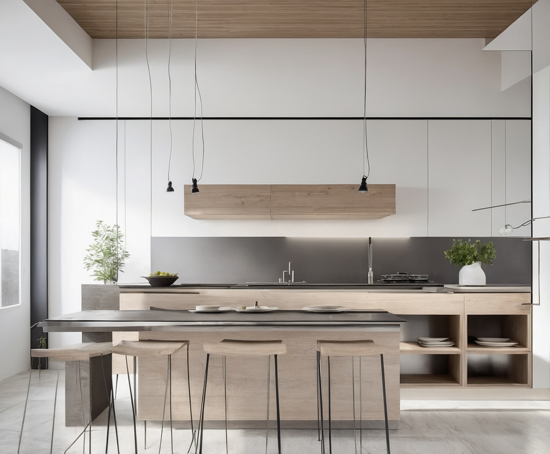 Transformación moderna de cocina eficiente